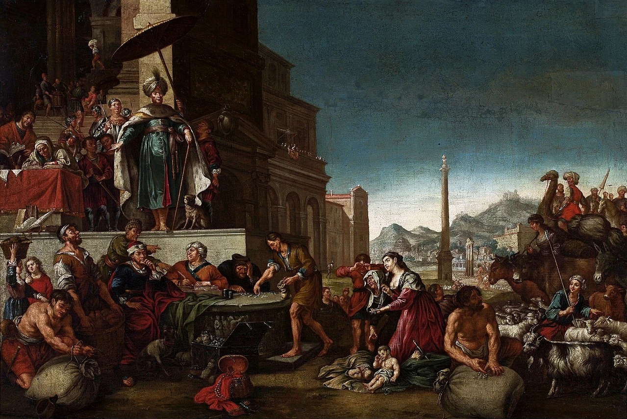 Giuseppe vende grano in Egitto - National Museum in Warsaw